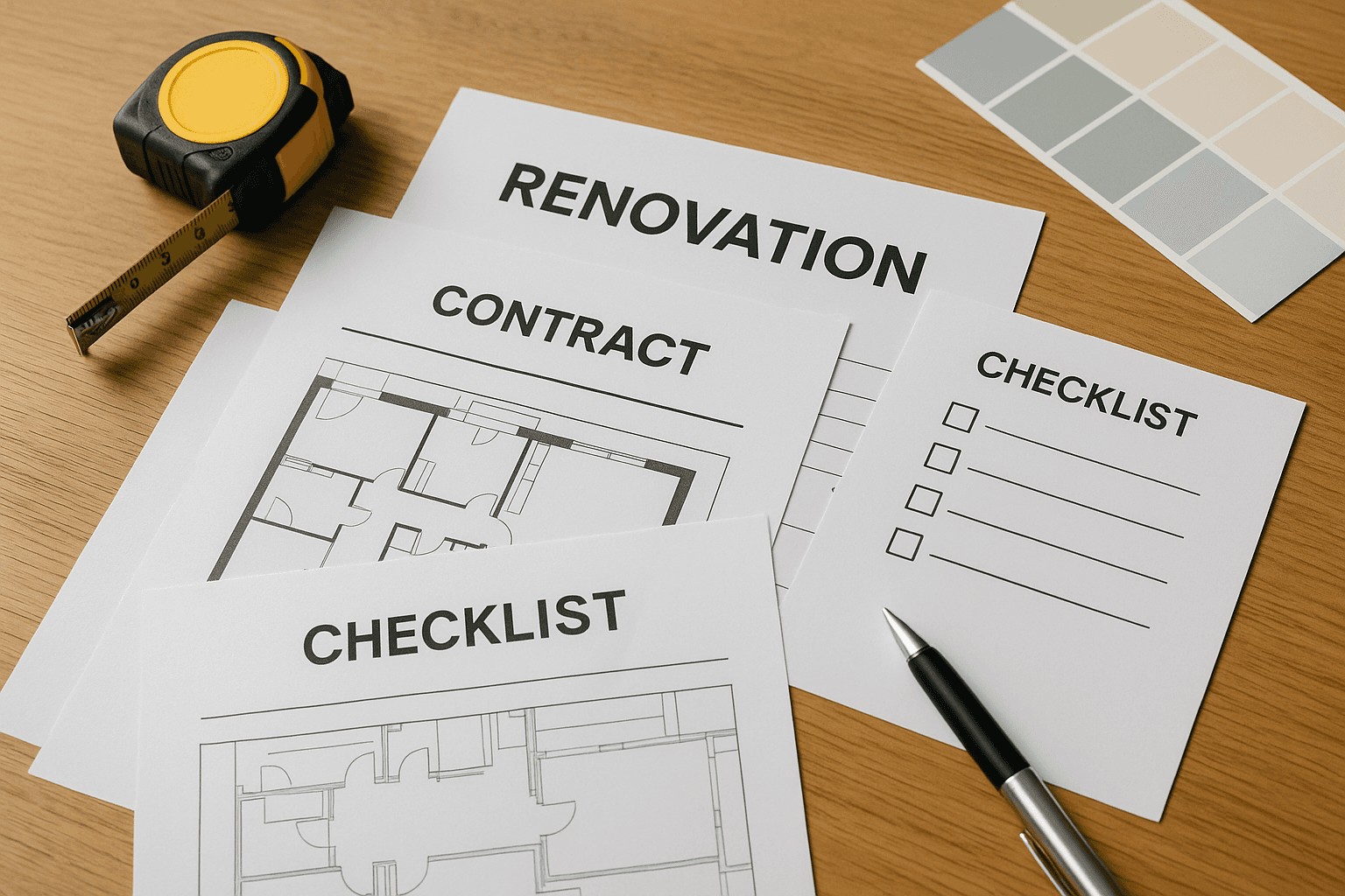 9 dokumenata o renoviranju koji mogu uštedjeti vaš proračun.