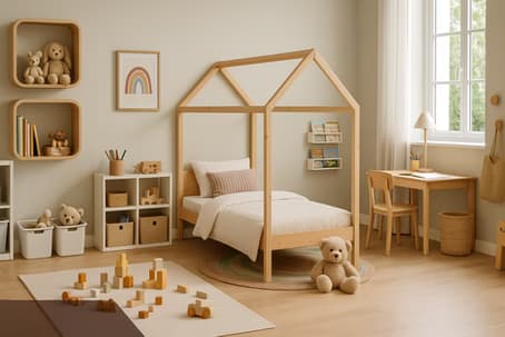 Nema više haosa s igračkama: Dizajnirajte dječiju sobu koja se praktično čisti sama